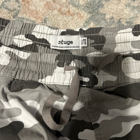 White Camo Cargo Pants - Picture 2 of 2
